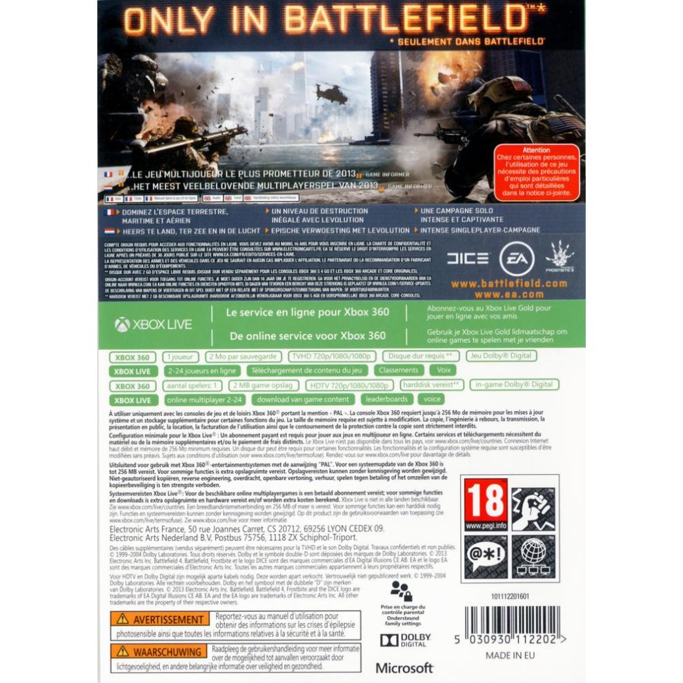 Electronic Arts - XBOX 360 BATTLEFIELD 4
