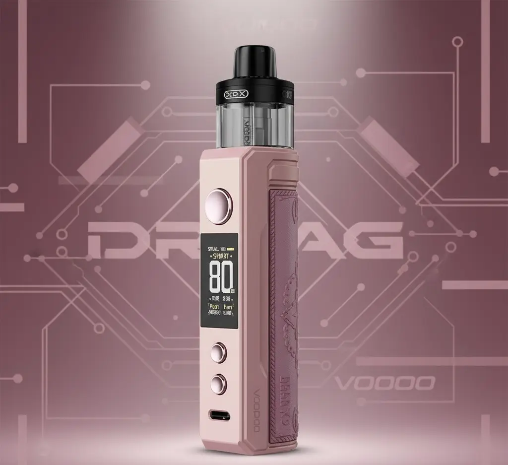 Kit Drag X2 Pod Voopoo - Couleur : Glow Pink