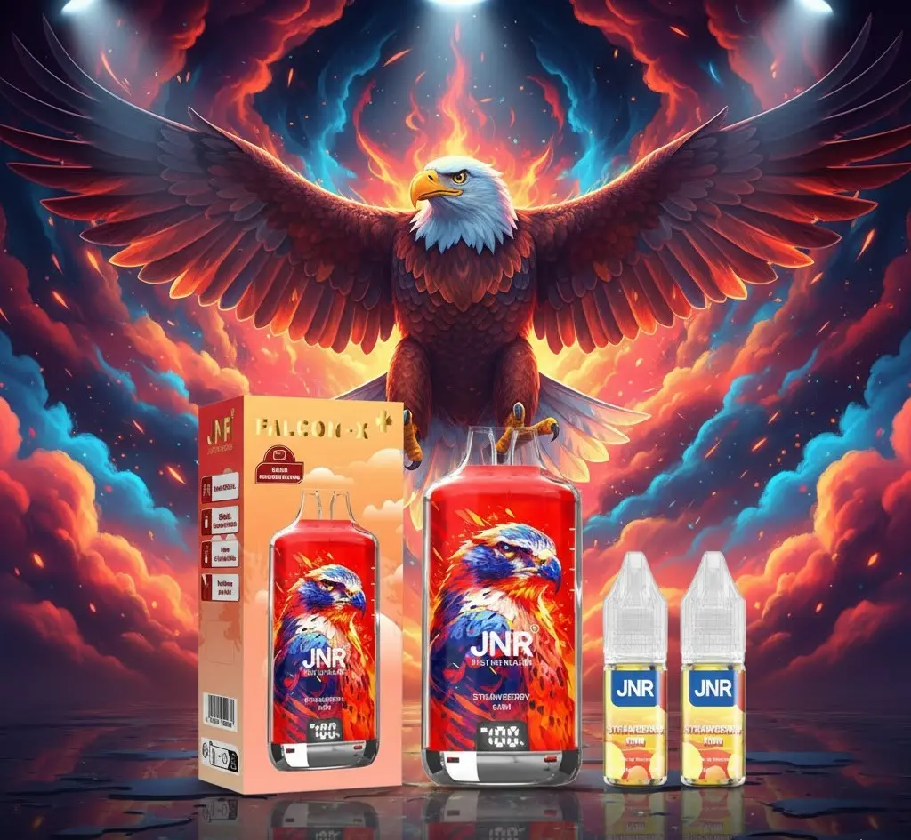 Kit Falcon X 28000 10ml (2x10ml 20mg) JNR - Saveur : Strawberry Kiwi