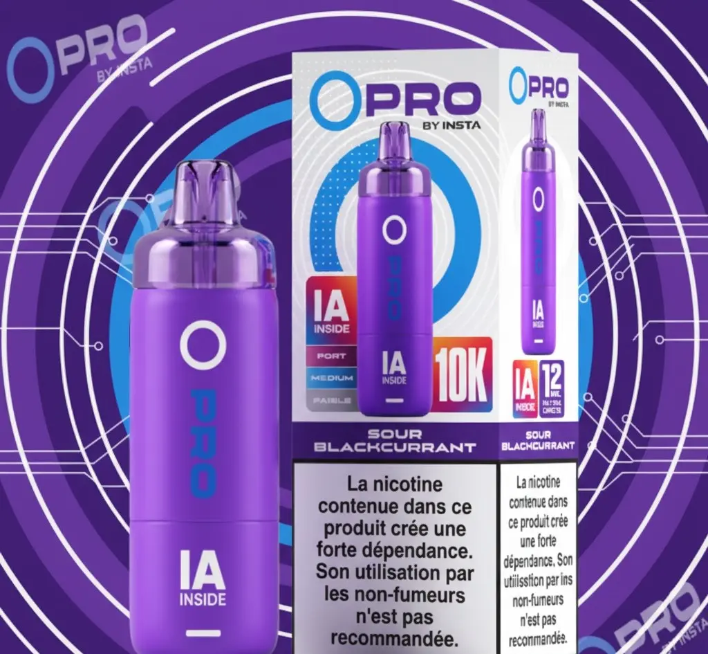 Kit OPRO IA 10000 10+2ml 20mg Instafill - Saveur : Cassis Acidulé