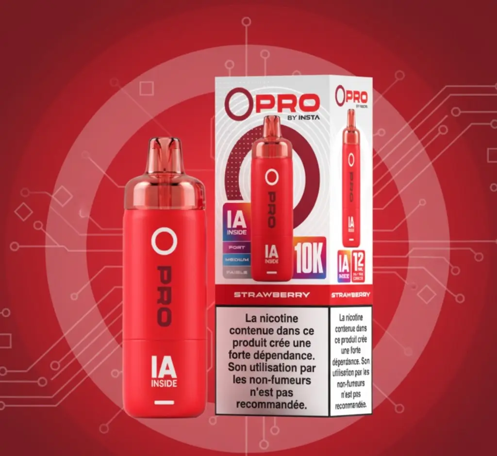 Kit OPRO IA 10000 10+2ml 20mg Instafill - Saveur : Fraise