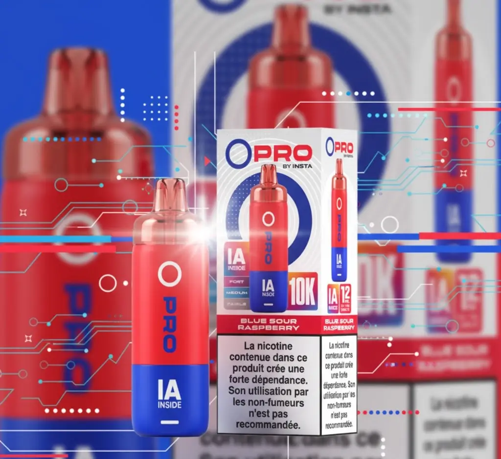 Kit OPRO IA 10000 10+2ml 20mg Instafill - Saveur : Framboise bleue acidulée