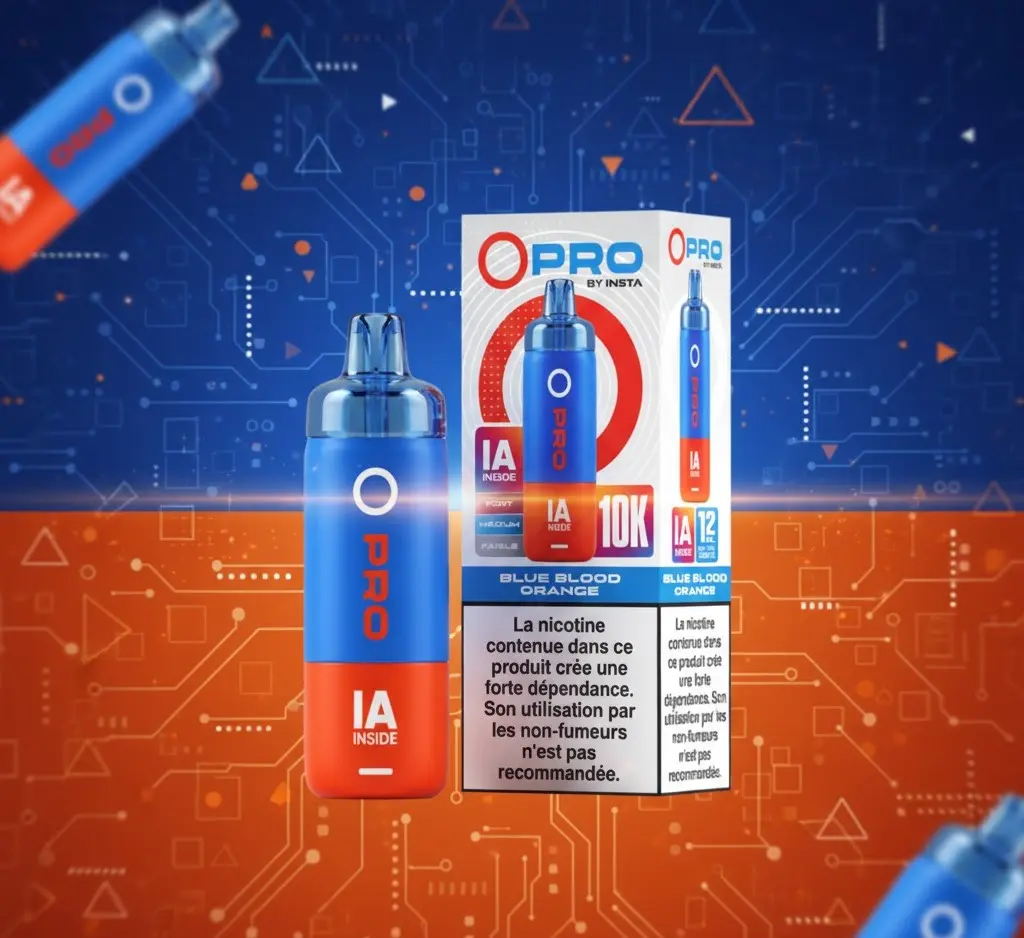 Kit OPRO IA 10000 10+2ml 20mg Instafill - Saveur : Orange sanguine Bleue
