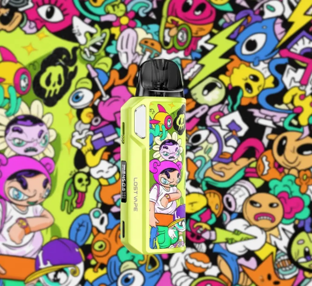 Kit Thelema Elite DM 45 Lost Vape - Couleur : Aurora Neon