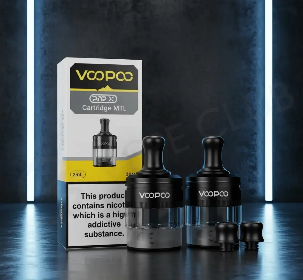 Pack de 2 Cartouches 5ml Pnp X Pod MTL Voopoo - Couleur : Black