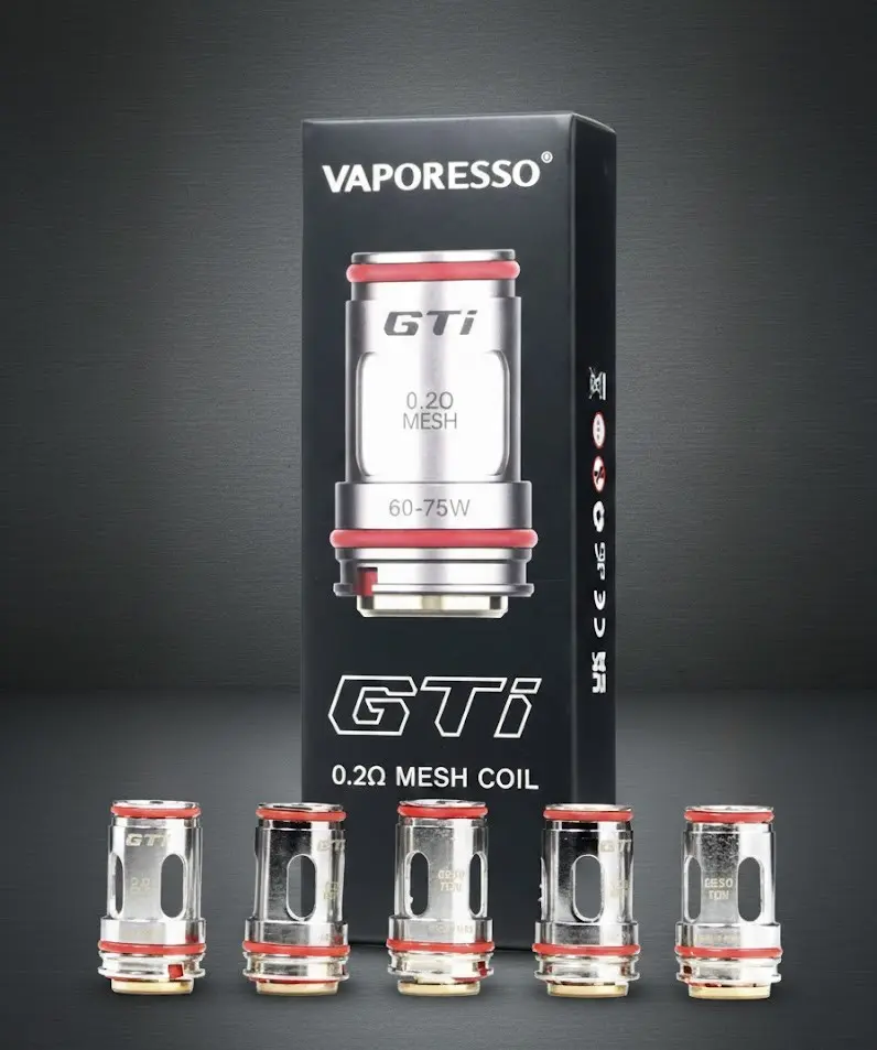 Pack de 5 résistances Mesh GTI Itank Vaporesso - Intensité résistance : 0.15 ohm