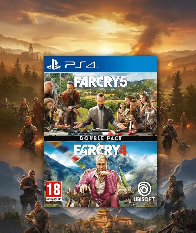 Far Cry 4 + Far Cry 5 - PS4 