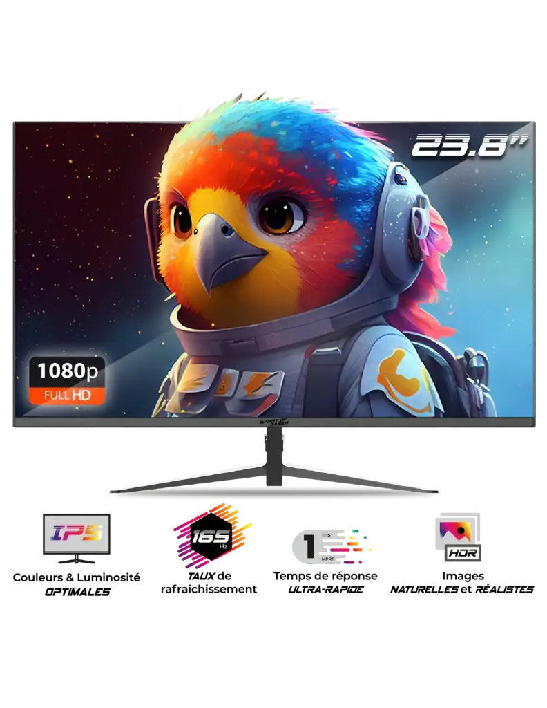 Spirit of Gamer E24I165 24" FHD/165Hz/IPS/1ms/HDR/FreeSync