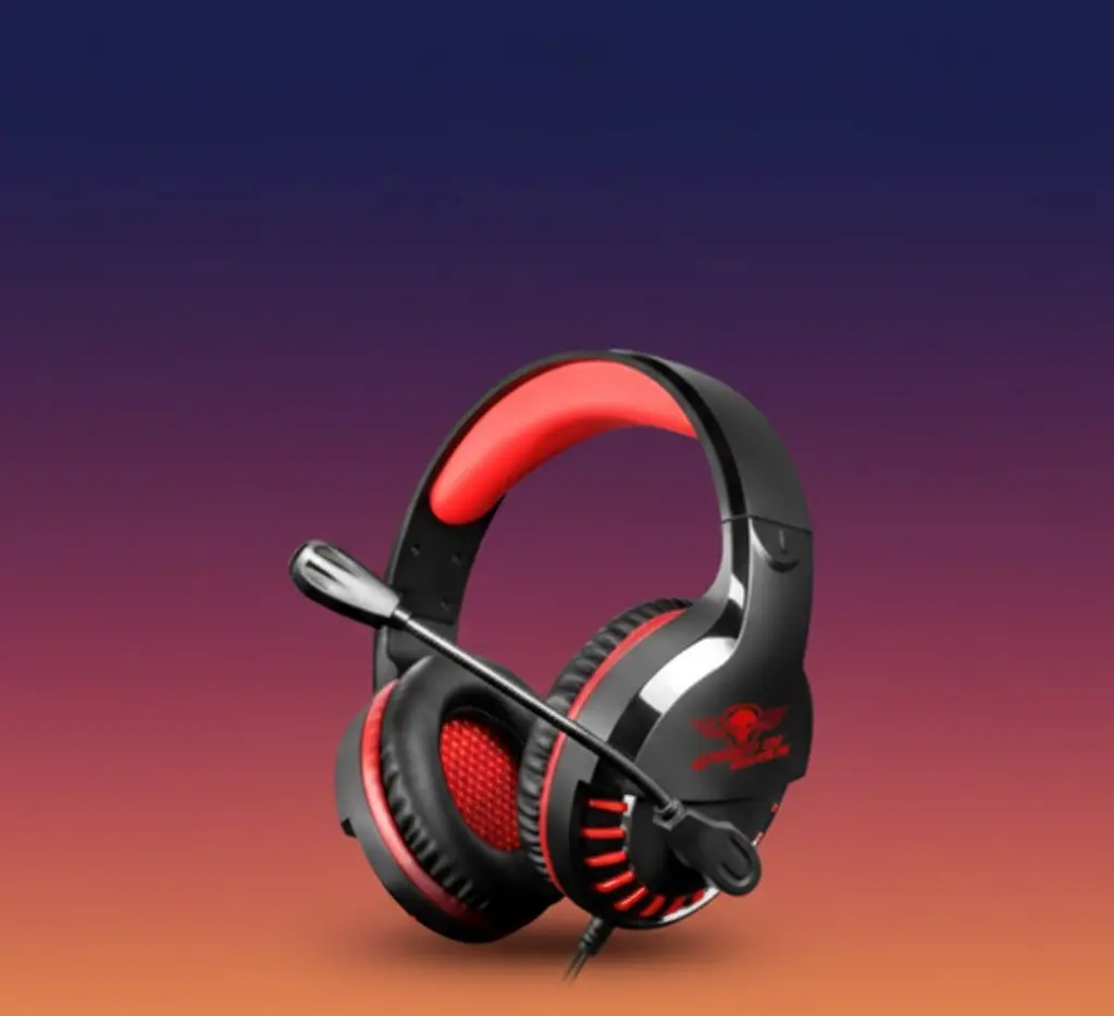 Casque De Jeu PRO-H3, Spirit of Gamer, Filaire, Noir/Rouge