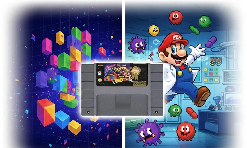 Tetris & Dr. Mario - 2 Game Cartridge