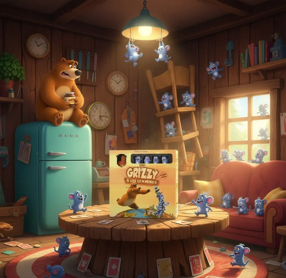 Grizzy & les lemmings autour du monde - Jeu de Société