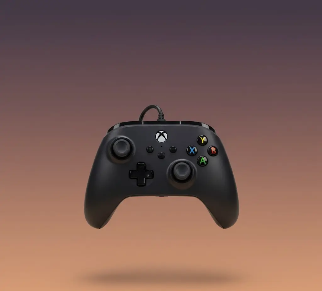 PowerA Wired Controller for Xbox Series X|S - Black: USB-C Connection, Xbox Compatibility
