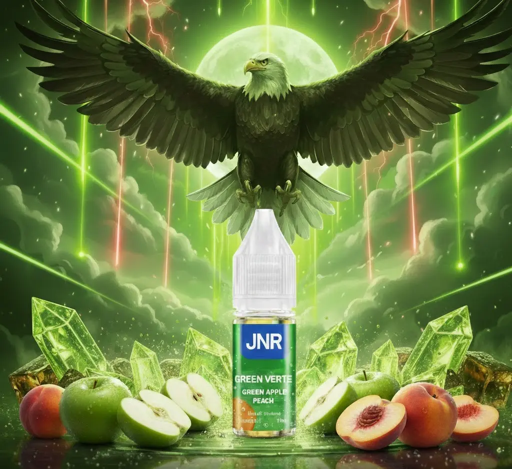 Green Apple Peach Nic Salts JNR 10ml 20mg - Dosage nicotine : 20 mg