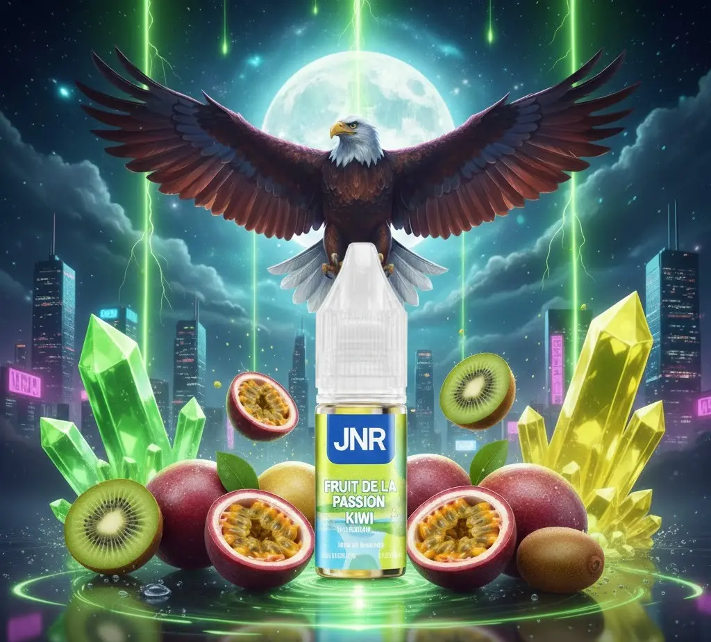 Passion Fruit Kiwi Nic Salts JNR 10ml 20mg - Dosage nicotine : 20 mg