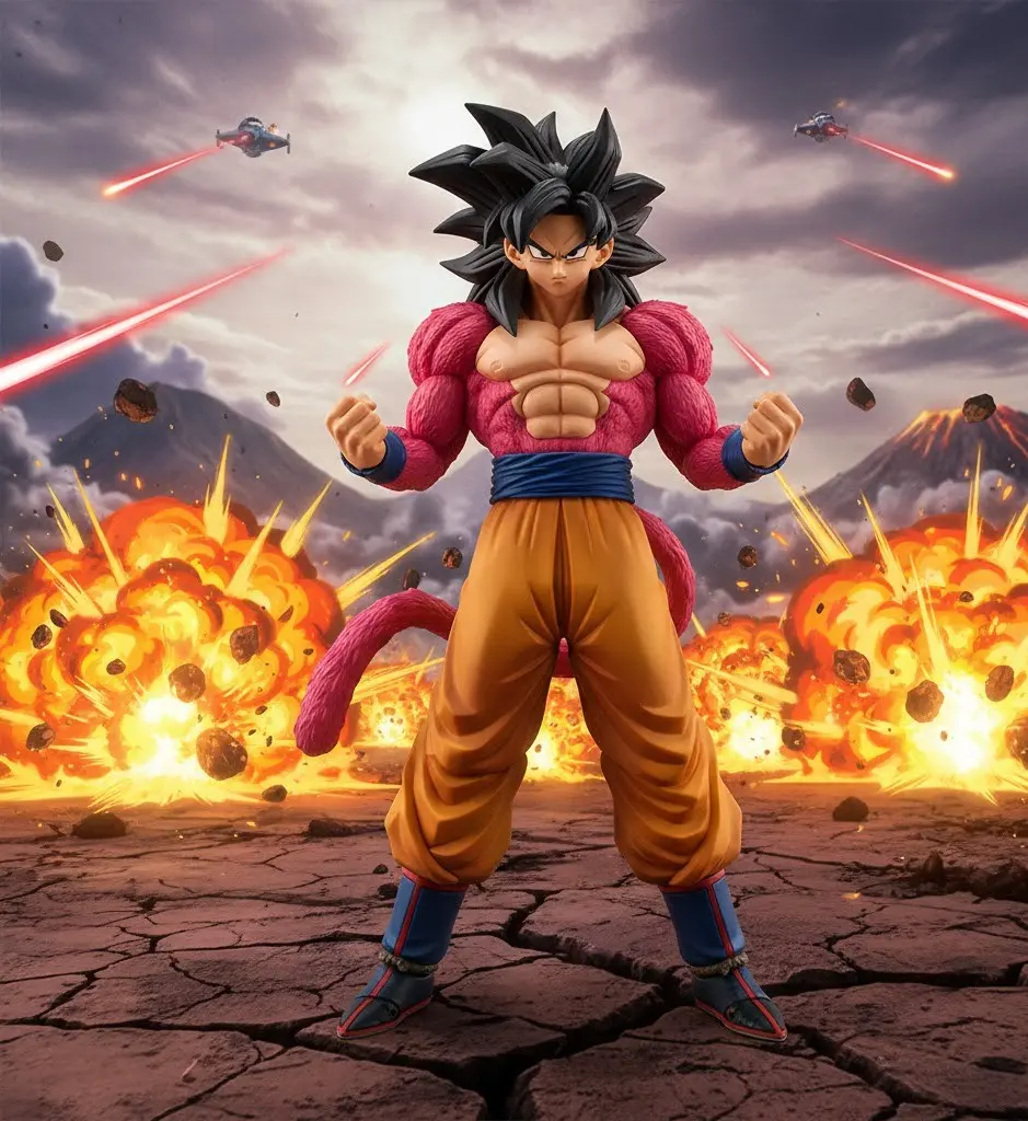 Dragon Ball - Son Goku SSJ4 Figurine Master Piece