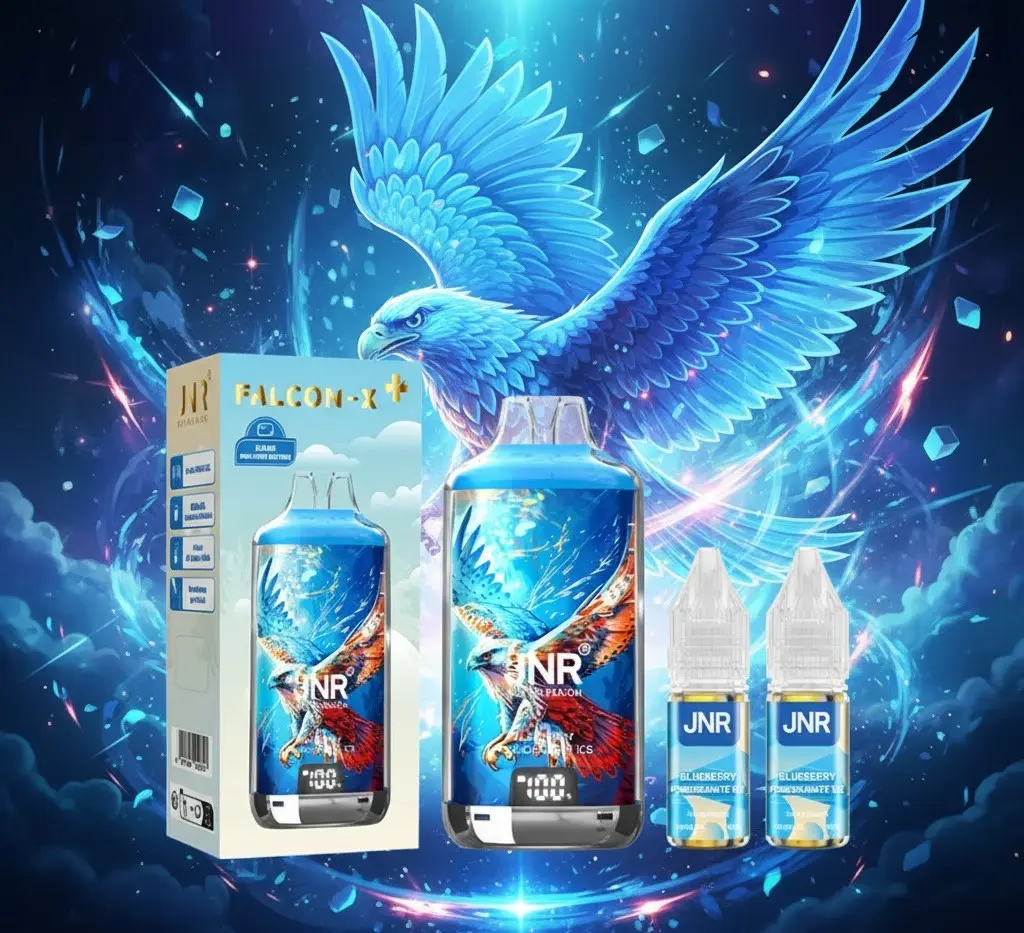 Kit Falcon X 28000 10ml (2x10ml 20mg) JNR - Saveur : Blueberry Pomegranate Ice