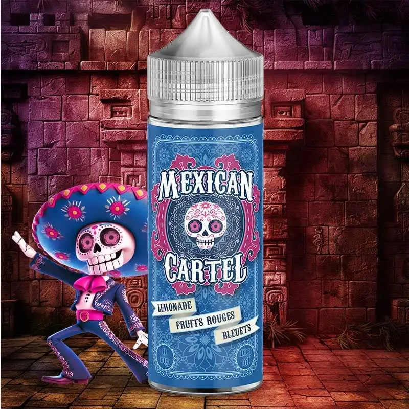 Limonade Fruits Rouges Bleuets Mexican Cartel 100ml - 00 mg 
