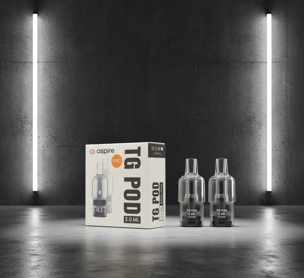 Pack de 2 cartouches TG 3ml Aspire - Intensité résistance : 0.8 ohm