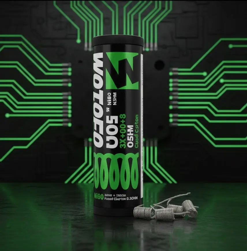 Pack de 5 coils Alien Wire NI80 30*3+38 0.5ohm Wotofo