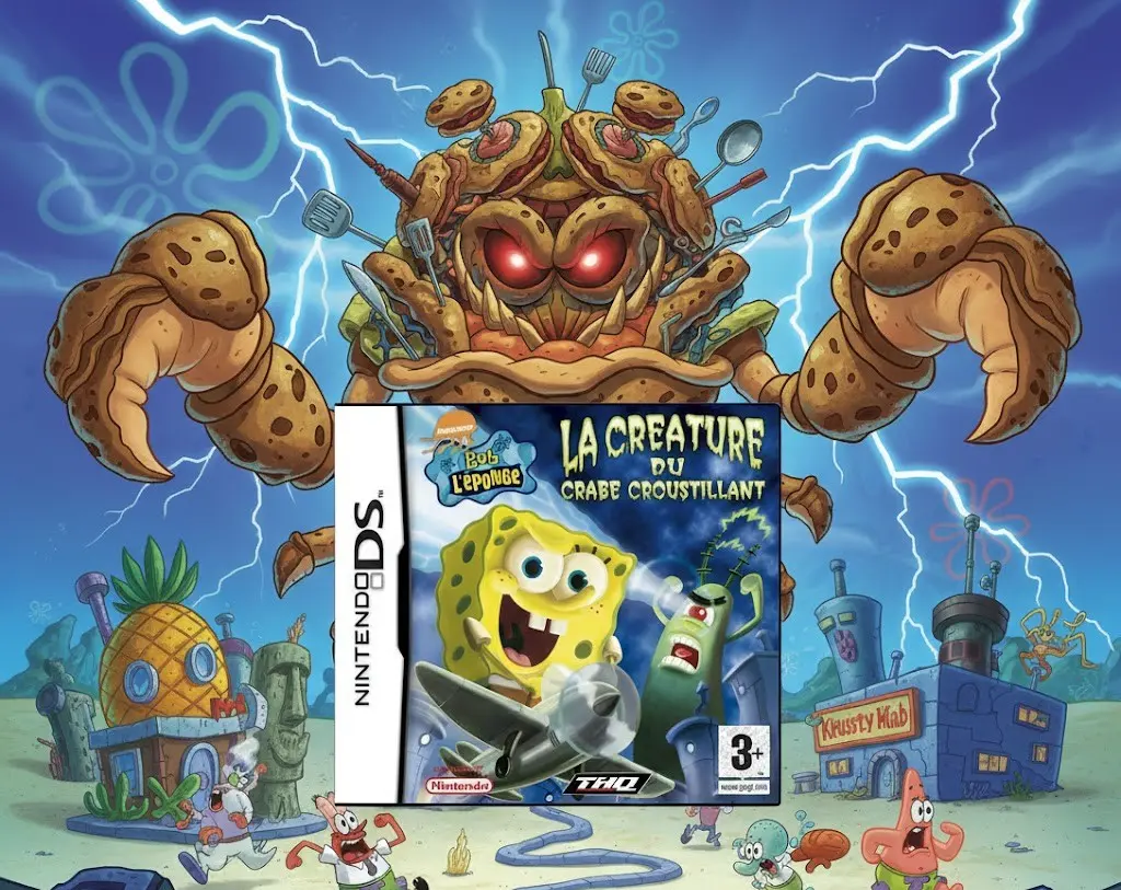 Bob l'Eponge La Creature du Crabe Croustillant - DS