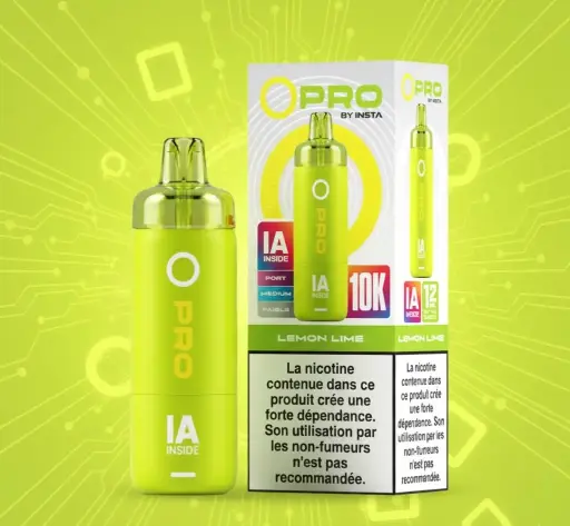 [VAP169] Kit OPRO IA 10000 10+2ml 20mg Instafill - Saveur : Citron Citron Vert