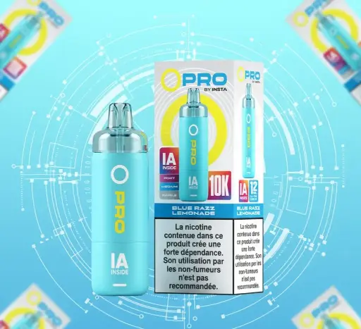 [VAP174] Kit OPRO IA 10000 10+2ml 20mg Instafill - Saveur : Limonade Framboise Bleue