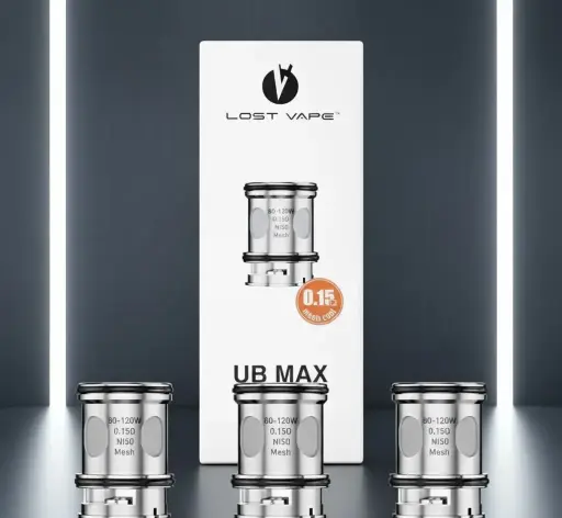 [VAP304] Pack de 3 Résistances Ultra Boost Max (Nouvelle version) Lost Vape - Intensité résistance : X3 0.3ohm