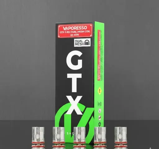 [VAP311] Pack de 5 résistances GTX-4 Vaporesso - Intensité résistance : 0.2 ohm