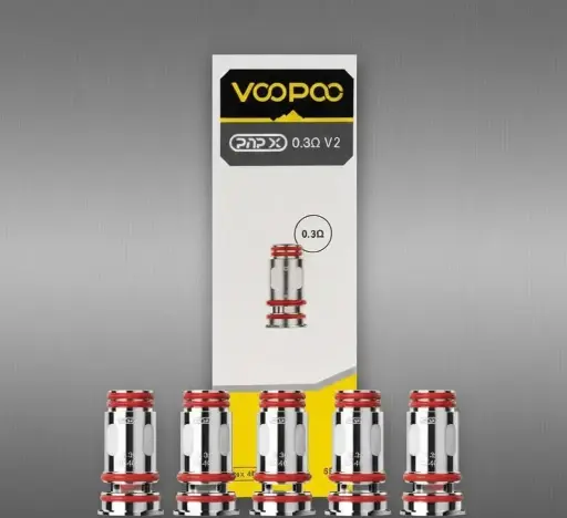 [VAP326] Pack de 5 résistances Pnp X V2 Voopoo - Intensité résistance : 0.2 ohm