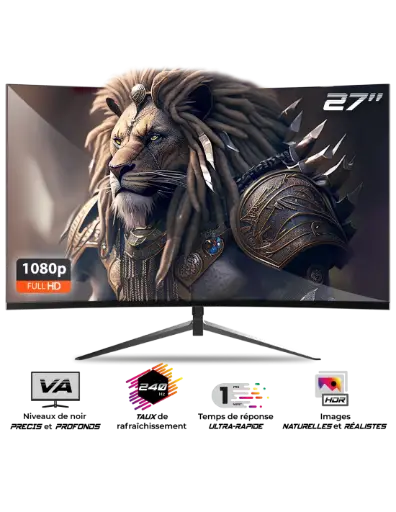 Spirit of Gamer E27V240 27" CURVE FHD/240Hz/VA/1ms/HDR/FreeSync