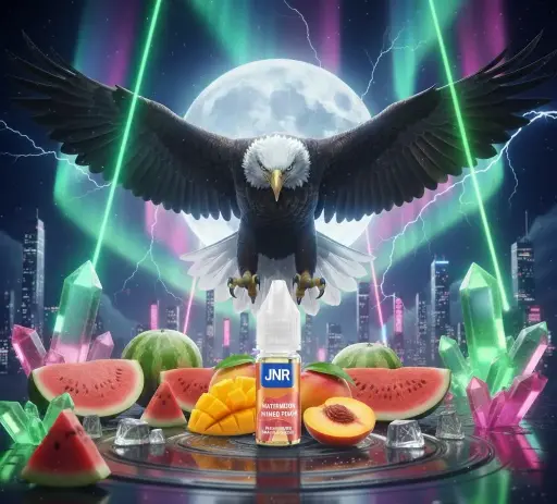Watermelon Mango Peach JNR 10ml 20mg - Dosage nicotine : 20 mg