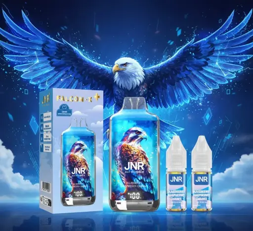 Kit Falcon X 28000 10ml (2x10ml 20mg) JNR - Saveur : Blueberry Raspberry Cherry