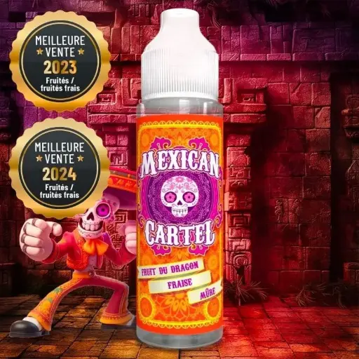 Fruit Du Dragon Fraise Mure Mexican Cartel 100ml - 00 mg 