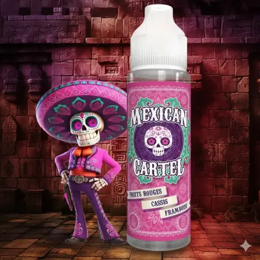 Fruits Rouges Cassis Framboise Mexican Cartel 100ml - 00 mg