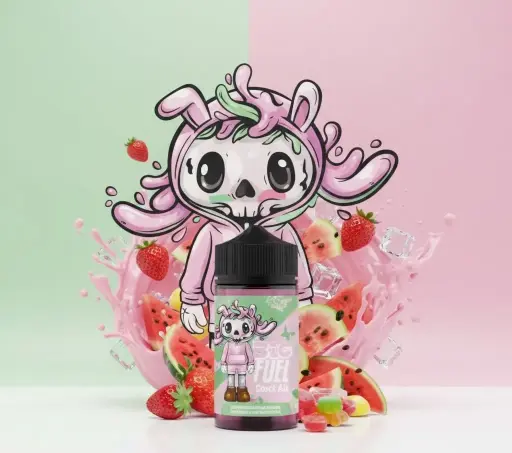 Fraise, Pastèque, Candy Big Fuel  200ml - 0mg 