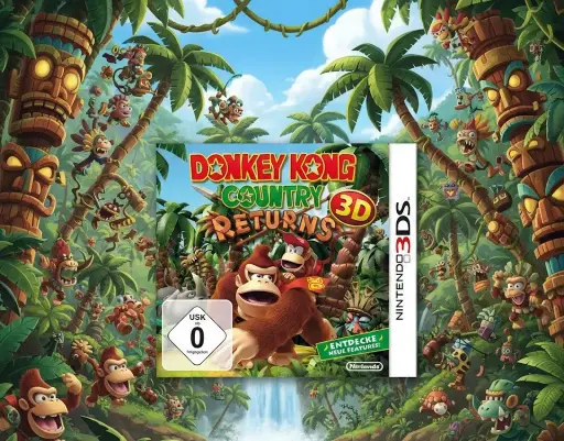 Donkey kong Country Return loose - 3ds